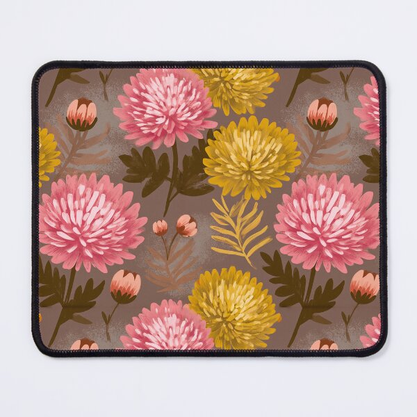 Item preview, Lush Chrysanthemum  - Botanical Garden Pattern  - Dad Fathers Day Gifts designed and sold by RoyalStarsPatts.