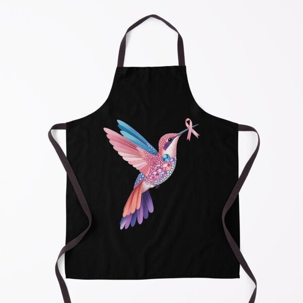 Item preview, Hummingbird Pink Ribbon Breast Cancer Awareness designed and sold by SapfireStuArt.