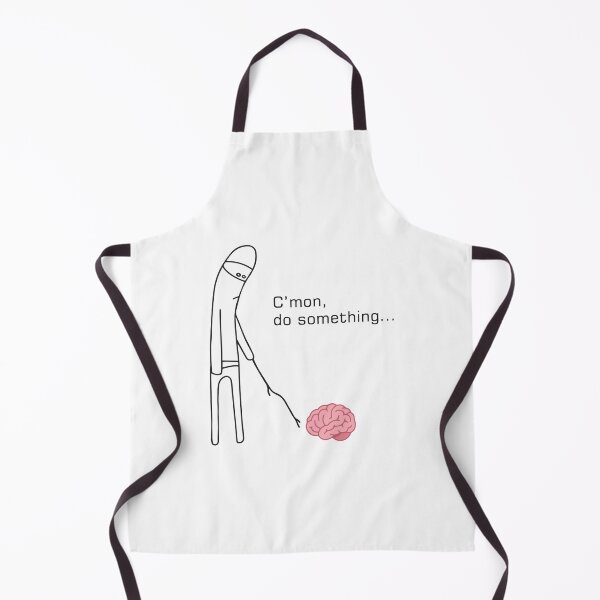 Item preview, Funny C'mon Do Something Brain Procrastination Meme designed and sold by BrownHorse90s.