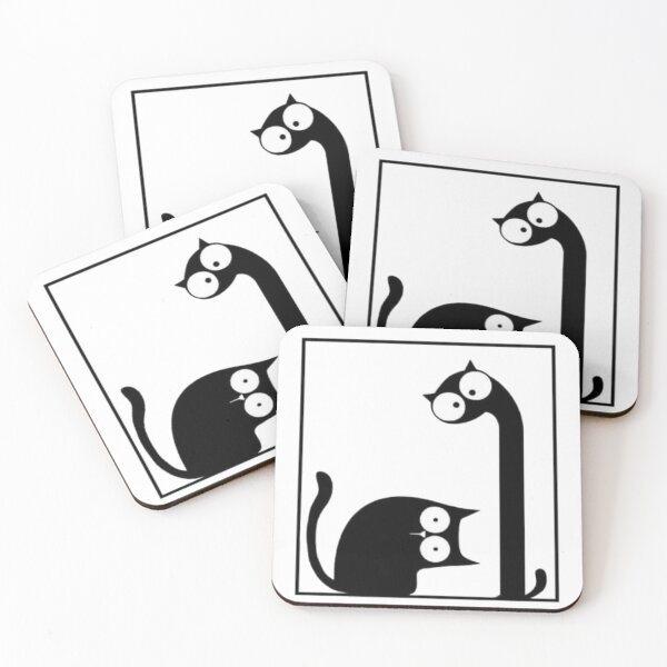 Item preview, Are You Pooping? - Funny Nosy Black Cats Bathroom Humor designed and sold by DESIGN DIMENSION .