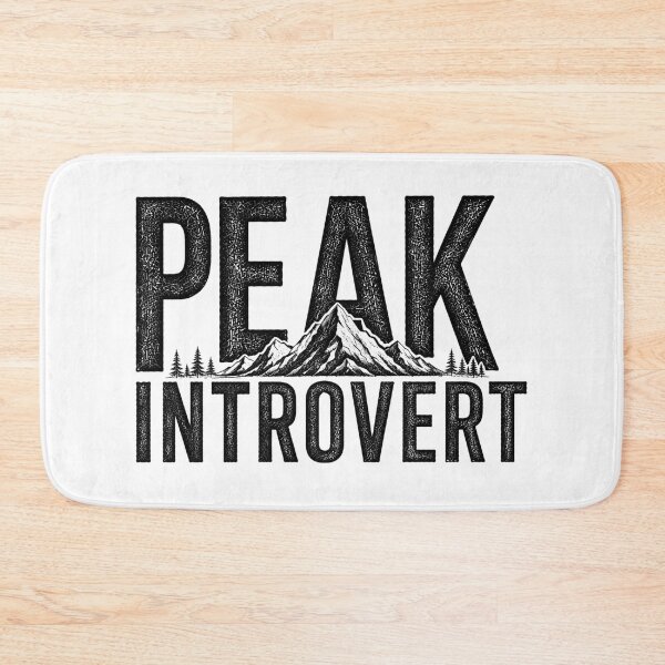 Aperçu de l'œuvre Design d'extérieur amusant Peak Introvert 2 créée et vendue par Miles&Moments.
