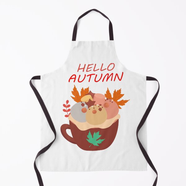 Item preview, Hello Autumn Cozy Coffee Mug | Cute Fall Season Illustration | Pumpkin Spice & Autumn Leaves Design designed and sold by Faisal Shah.