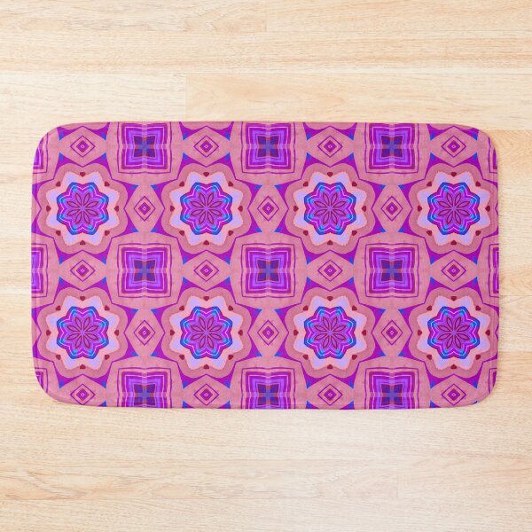 Item preview, Pink Purple Geometric Floral Pattern designed and sold by SweetLilith.