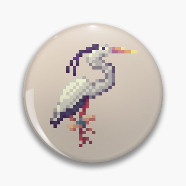 Item preview, Heron Courier Pixel Art designed and sold by Curs-3d.