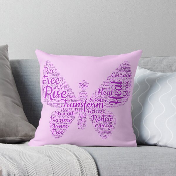 Item preview, Butterfly of Transformation - Mental Health Word Art designed and sold by ImagineNature.