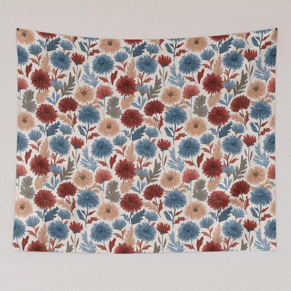 Item preview, Lush Chrysanthemum Floral  - Birth Flower Pattern  - Father'S Day Gift Ideas designed and sold by RoyalStarsPatts.