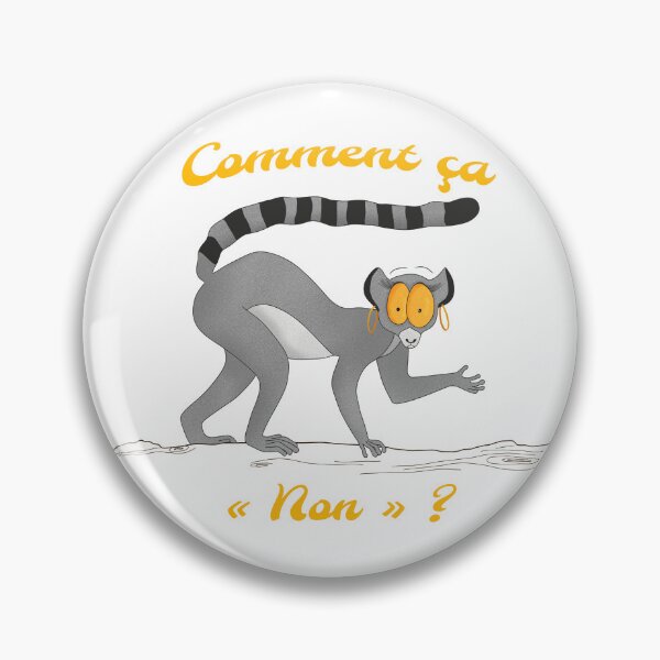 Item preview, "What do you mean 'No'?" - Sassy & Shocked Lemur designed and sold by Ajova-.