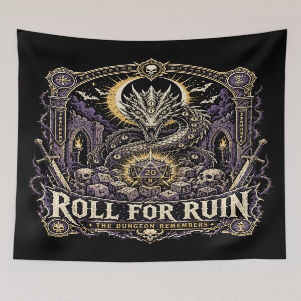 Item preview, Gothic TTRPG Serpent Dragon Dark Fantasy Art designed and sold by InkspirationGraphics.