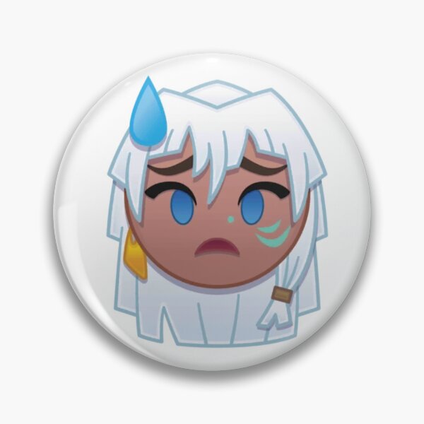 Item preview, Emoji nervioso de la princesa Kida designed and sold by Adiex0.