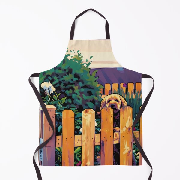 Item preview, Picket Fence and a Puppy designed and sold by tomorrowsart.