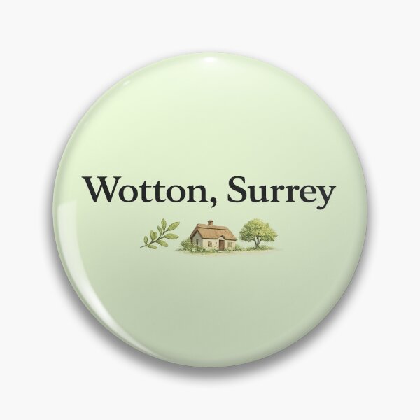 Item preview, Wotton, Surrey – Countryside Cottage Illustration designed and sold by ThatSurreyLife.