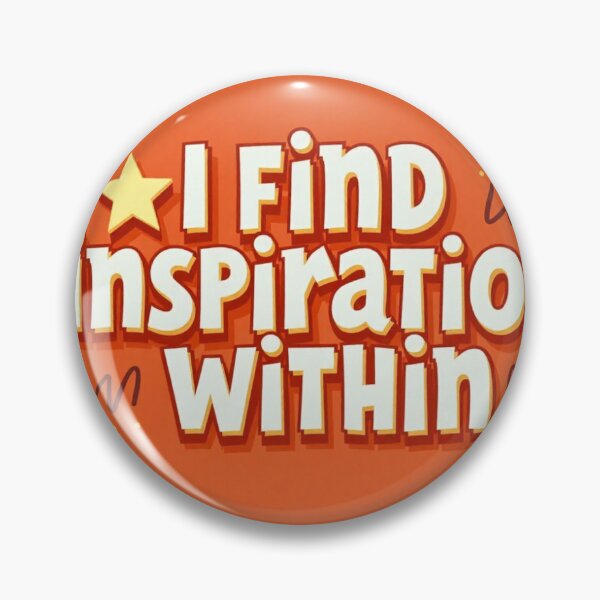 Item preview, I Find Inspiration Within | Motivational Typography Design | Positive Mindset Quote designed and sold by Alpha-Hood.