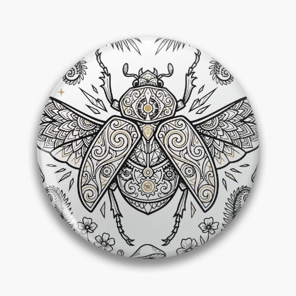 Item preview, Elegant Beetle Illustration | Exotic Insect Artwork | Nature Graphic Design designed and sold by NebulaeLab.