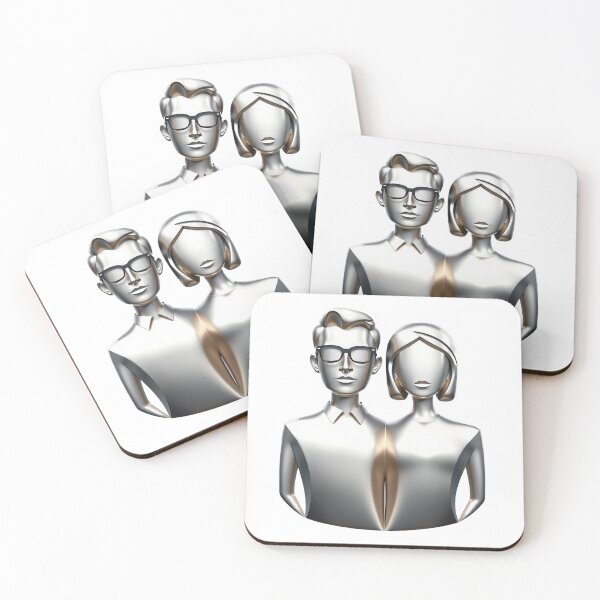Item preview, Modern Silver Couple Balance Icon designed and sold by IntelliMindDesigns.