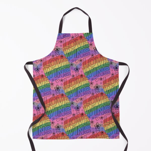 Item preview, Love Wins Rainbow Pride Pattern designed and sold by ZhivanCrimson.