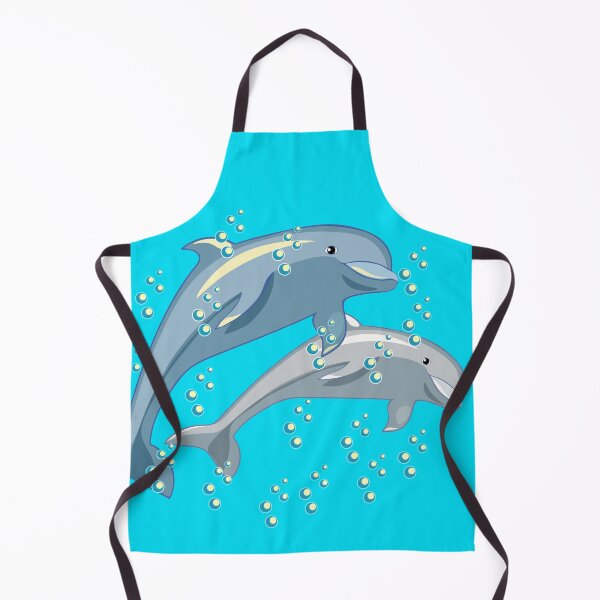 Item preview, fun the dolphin couple is smiling designed and sold by OrPolly.
