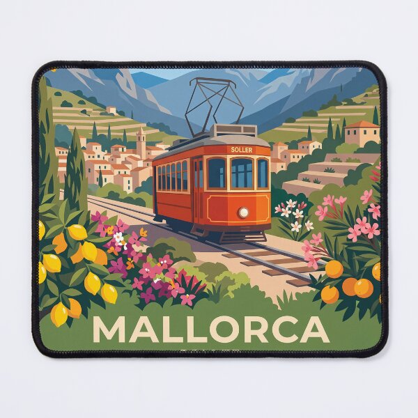 Item preview, Soller Mallorca Retro Travel  designed and sold by MavtM.
