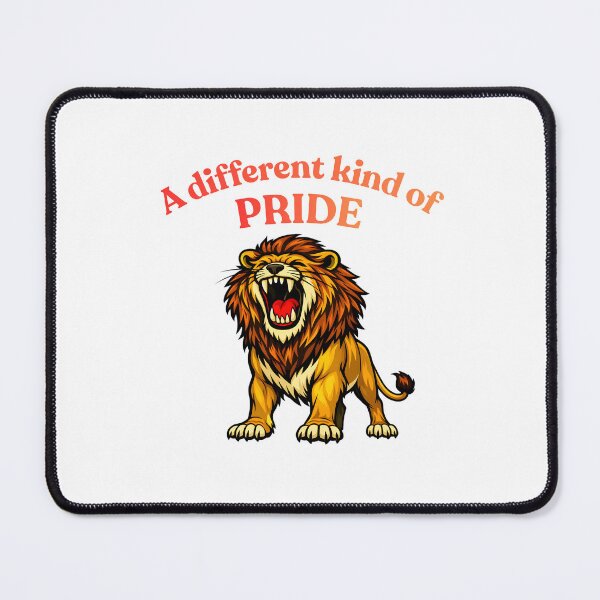 Item preview, A Different Kind Of Pride Funny Lion Sticker designed and sold by ROARSOME DESiGNS.