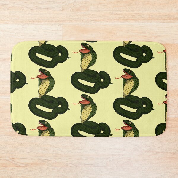 Item preview, green king cobra with fangs  designed and sold by OrPolly.