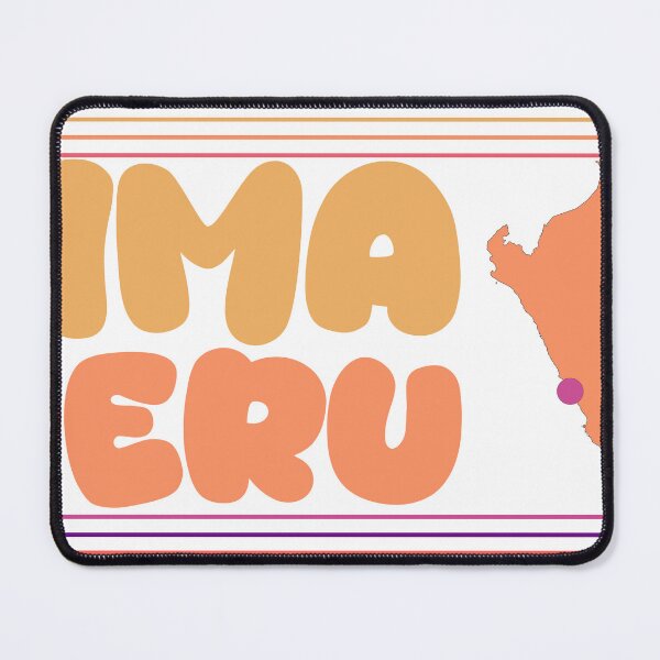 Item preview, Lima Peru City Marked On Country Map designed and sold by TheIconSmith.