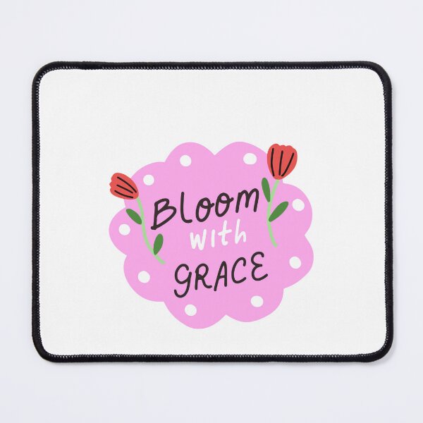 Item preview, Bloom With Grace Inspirational Motivational Quote Women designed and sold by RetroMini2026.