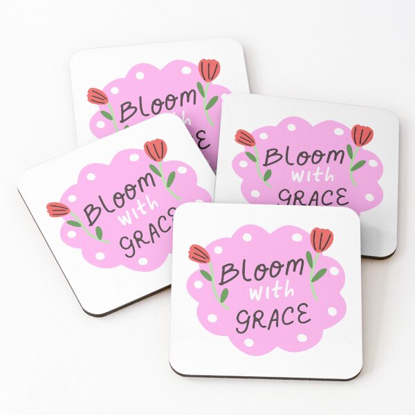 Item preview, Bloom With Grace Inspirational Motivational Quote Women designed and sold by RetroMini2026.