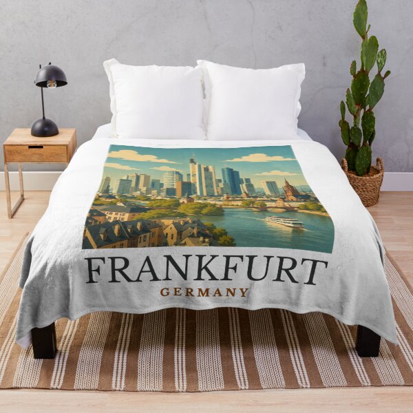 Aperçu de l'œuvre Francfort - Allemagne créée et vendue par GoodOldVintage.