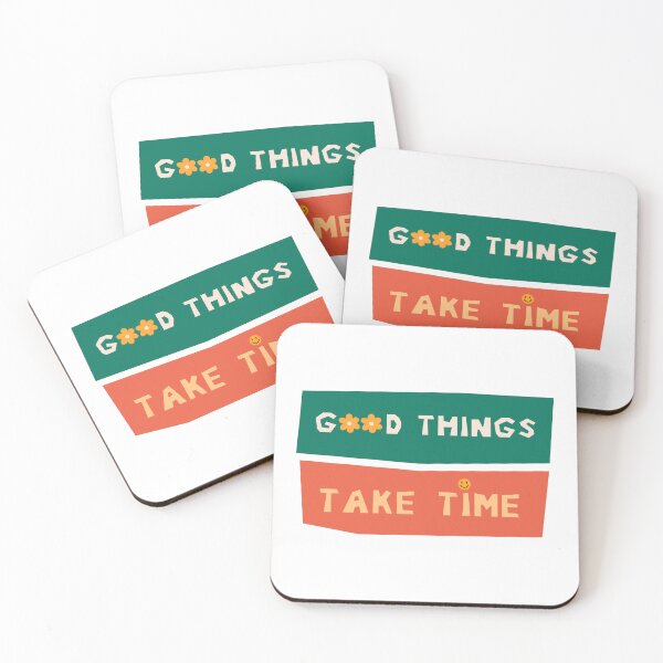 Item preview, Good Things Take Time Motivational Quote Inspirational Patience Mindset designed and sold by RetroMini2026.
