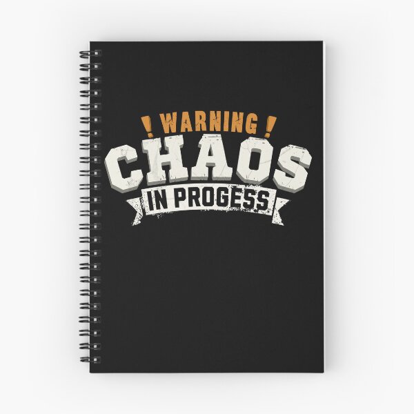 Item preview, Warning: Chaos In Progress Funny Sarcastic Graphic Design designed and sold by 1timelab.