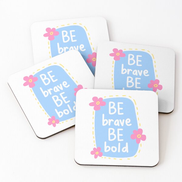 Item preview, Be Brave Be Bold Inspirational Motivational Empowerment Quote designed and sold by RetroMini2026.