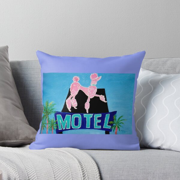 Item preview, The Pink Poodle Motel Sign [oil ,acrylic,texture paint, painting] designed and sold by ginnymac.