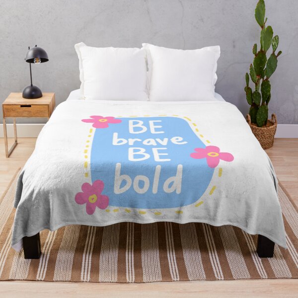 Item preview, Be Brave Be Bold Inspirational Motivational Empowerment Quote designed and sold by RetroMini2026.