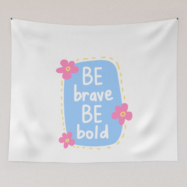 Item preview, Be Brave Be Bold Inspirational Motivational Empowerment Quote designed and sold by RetroMini2026.
