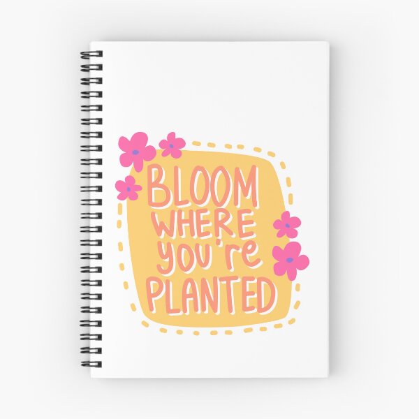 Item preview, Bloom Where You're Planted Inspirational Quote Gardener Plant Lover Motivation Positive Growth designed and sold by RetroMini2026.