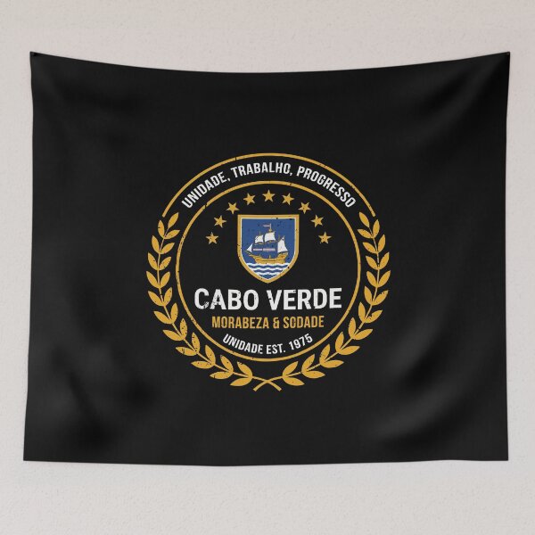 Item preview, Cabo Verde Morabeza Sodade Heritage Crest 1975 designed and sold by crouchingpixel.