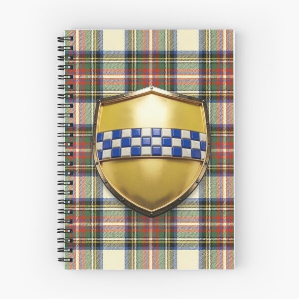 Item preview, Stewart High Steward of Scotland Arms and Ancient Dress Tartan designed and sold by Kirrindy Designs.