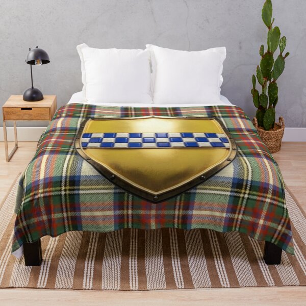 Artikelvorschau, Stewart High Steward of Scotland Arms and Ancient Dress Tartan entworfen und verkauft von Kirrindy Designs.