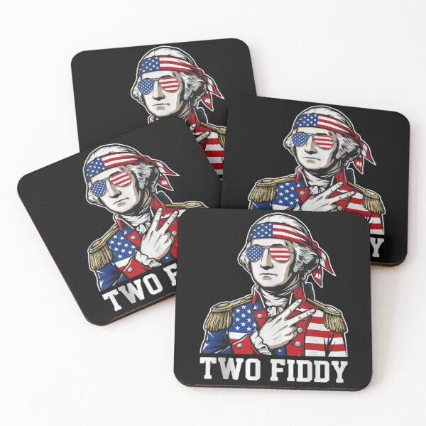 Item preview, Funny George Washington Two Fiddy American Flag Sunglasses 4th of July designed and sold by River Silva.
