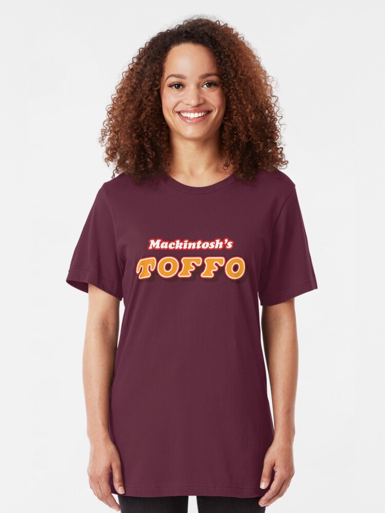 Alternate view of Retro Mackintosh's Toffo toffee chews Slim Fit T-Shirt