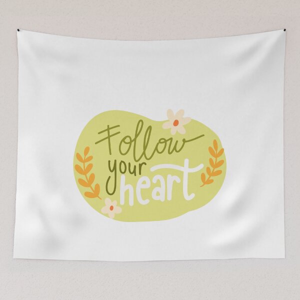 Item preview, Follow Your Heart Motivational Quote Self Love designed and sold by RetroMini2026.