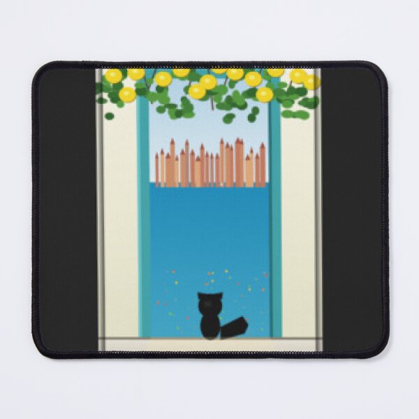 Item preview, Cat in City Window designed and sold by Urbanzilhu.