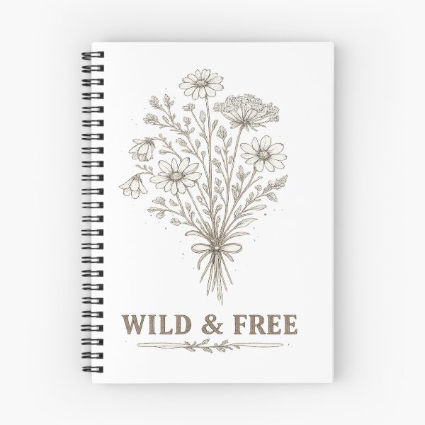Item preview, Wild & Free Minimal Wildflower Line Art Floral designed and sold by Genzfirevibes.