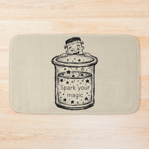 Item preview, Beaker Bubble Peak - Cute Frankenstein Monster designed and sold by bapupa.