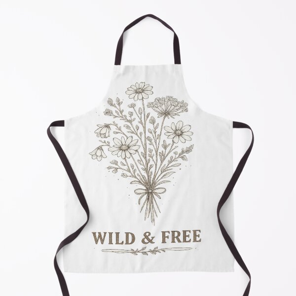 Item preview, Wild & Free Minimal Wildflower Line Art Floral designed and sold by Genzfirevibes.