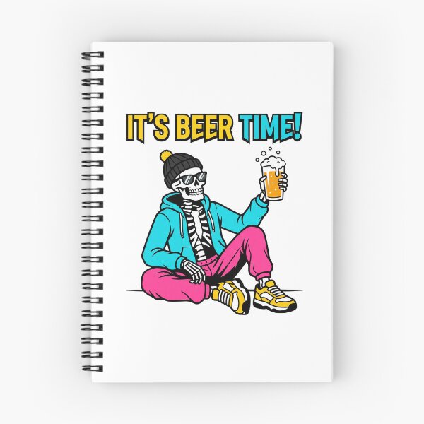 Item preview, Cool Skull Drinking Beer Retro Graphic Shirt designed and sold by Mr-wow.