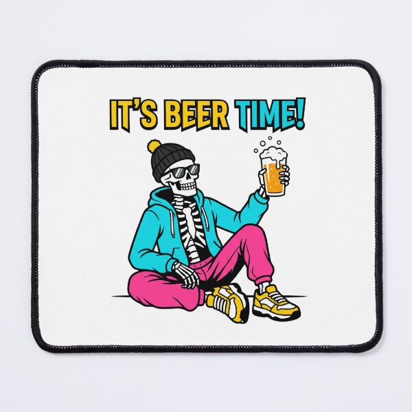 Item preview, Cool Skull Drinking Beer Retro Graphic Shirt designed and sold by Mr-wow.