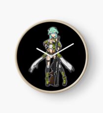 Asada Shino - Sword Art Online Clock