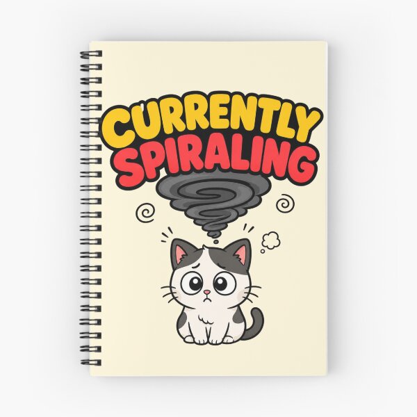 Item preview, Anxious Cat Overthinking Funny Gift designed and sold by Gentlestate.
