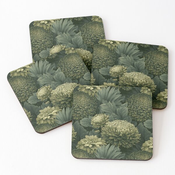 Item preview, Whimsical Chrysanthemum Texture - Tropical Flower Pattern  - Gifts For Couples designed and sold by RoyalStarsPatts.
