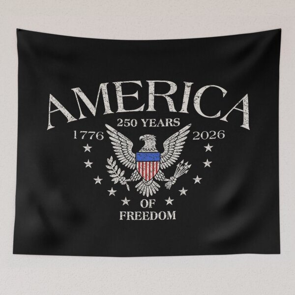 Item preview, Vintage America 250 Years 1776 to 2026 Patriotic US Eagle Freedom designed and sold by Serene woods.